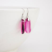 Load image into Gallery viewer, READY TO SHIP Loloma Glass Drop Earrings in 925 Sterling Silver - FJD$
