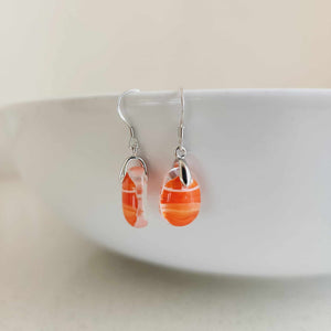 READY TO SHIP Loloma Glass Drop Earrings in 925 Sterling Silver - FJD$