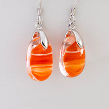 Load image into Gallery viewer, READY TO SHIP Loloma Glass Drop Earrings in 925 Sterling Silver - FJD$
