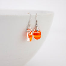 Load image into Gallery viewer, READY TO SHIP Loloma Glass Drop Earrings in 925 Sterling Silver - FJD$
