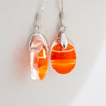 Load image into Gallery viewer, READY TO SHIP Loloma Glass Drop Earrings in 925 Sterling Silver - FJD$
