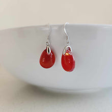 Load image into Gallery viewer, READY TO SHIP Loloma Glass Drop Earrings in 925 Sterling Silver - FJD$
