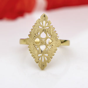 READY TO SHIP Diamond Masi Ring - 18k Gold Vermeil FJD$