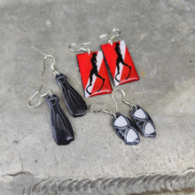 Load image into Gallery viewer, READY TO SHIP Dive Resin Earrings - 925 Sterling Silver FJD$
