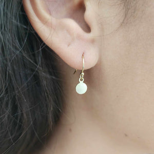 CUSTOM ENGRAVABLE Drop Earrings -  14k Gold Fill FJD$