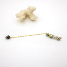 Load image into Gallery viewer, READY TO SHIP Single Fiji Keshi Pearl Bar Earring - 14k Gold Fill FJD$
