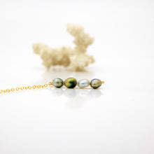 Load image into Gallery viewer, READY TO SHIP Single Fiji Keshi Pearl Bar Earring - 14k Gold Fill FJD$
