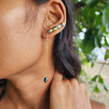 Load image into Gallery viewer, READY TO SHIP Single Fiji Keshi Pearl Bar Earring - 14k Gold Fill FJD$
