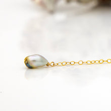 Load image into Gallery viewer, READY TO SHIP Single Fiji Keshi Pearl Bar Earring - 14k Gold Fill FJD$
