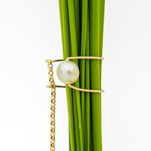 Load image into Gallery viewer, READY TO SHIP Single Fiji Keshi Pearl Cuff Earring - 14k Gold Fill FJD$
