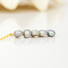 Load image into Gallery viewer, READY TO SHIP Single Freshwater Pearl Bar Earring - 14k Gold Fill FJD$
