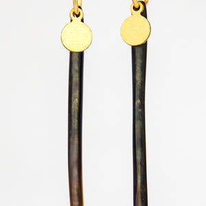 READY TO SHIP Mother of Pearl Earrings - 14k Gold Fill FJD$