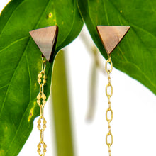 Load image into Gallery viewer, READY TO SHIP Mother of Pearl &amp; Fiji Keshi Pearl Earrings - 14k Gold Fill FJD$
