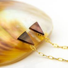 Load image into Gallery viewer, READY TO SHIP Mother of Pearl &amp; Fiji Keshi Pearl Earrings - 14k Gold Fill FJD$
