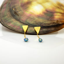 Load image into Gallery viewer, READY TO SHIP Mother of Pearl &amp; Freshwater Pearl Earrings - 14k Gold Fill FJD$
