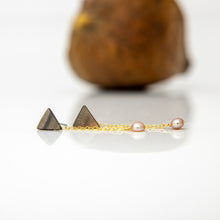 Load image into Gallery viewer, READY TO SHIP Mother of Pearl &amp; Freshwater Pearl Earrings - 14k Gold Fill FJD$
