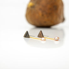 Load image into Gallery viewer, READY TO SHIP Mother of Pearl &amp; Freshwater Pearl Earrings - 14k Gold Fill FJD$
