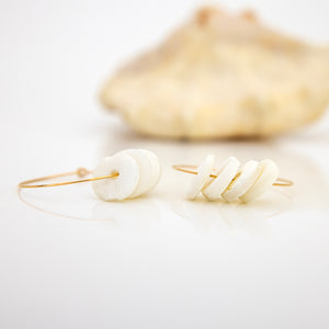 READY TO SHIP Shell Money Earrings - 14k Gold Fill FJD$