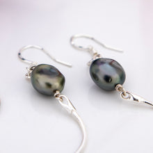 Load image into Gallery viewer, READY TO SHIP Fiji Keshi Pearl Drop Earrings - 925 Sterling Silver FJD$
