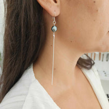 Load image into Gallery viewer, READY TO SHIP Fiji Keshi Pearl Drop Earrings - 925 Sterling Silver FJD$
