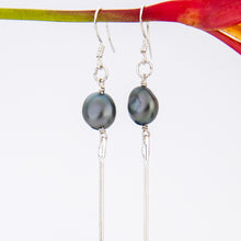 Load image into Gallery viewer, READY TO SHIP Fiji Keshi Pearl Drop Earrings - 925 Sterling Silver FJD$
