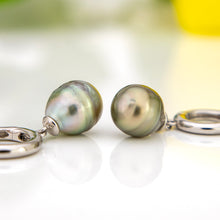 Load image into Gallery viewer, READY TO SHIP Fiji Pearl Huggie Earrings - 925 Sterling Silver FJD$
