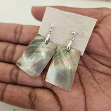 Load image into Gallery viewer, READY TO SHIP Mother of Pearl Drop Earrings - 925 Sterling Silver FJD$
