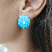 Load image into Gallery viewer, READY TO SHIP Sea Urchin Stud Earrings - 925 Sterling Silver FJD$
