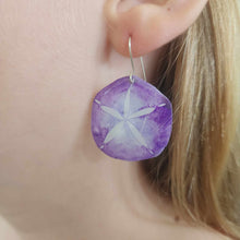 Load image into Gallery viewer, READY TO SHIP Sand Dollar Resin Earrings - 925 Sterling Silver FJD$
