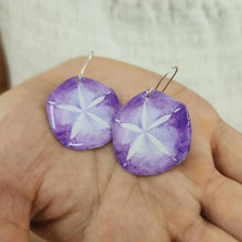 Load image into Gallery viewer, READY TO SHIP Sand Dollar Resin Earrings - 925 Sterling Silver FJD$
