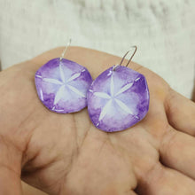 Load image into Gallery viewer, READY TO SHIP Sand Dollar Resin Earrings - 925 Sterling Silver FJD$
