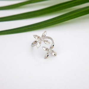 READY TO SHIP Frangipani Bua Ring - 925 Sterling Silver FJD$