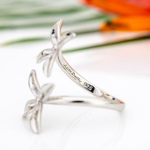 READY TO SHIP Frangipani Bua Ring - 925 Sterling Silver FJD$