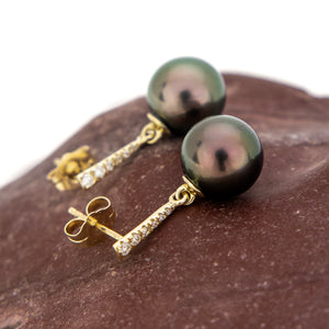 CONTACT US TO RECREATE THIS SOLD OUT STYLE Civa Fiji Graded Pearl Earrings - 14k Solid Gold FJD$