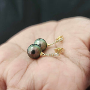 CONTACT US TO RECREATE THIS SOLD OUT STYLE Civa Fiji Graded Pearl Earrings - 14k Solid Gold FJD$