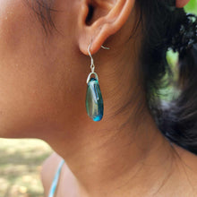 Load image into Gallery viewer, READY TO SHIP Loloma Glass Drop Earrings in 925 Sterling Silver - FJD$
