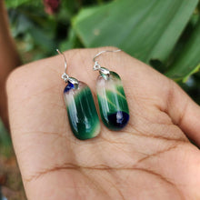 Load image into Gallery viewer, READY TO SHIP Loloma Glass Drop Earrings in 925 Sterling Silver - FJD$
