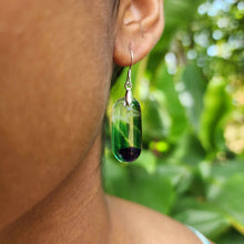 Load image into Gallery viewer, READY TO SHIP Loloma Glass Drop Earrings in 925 Sterling Silver - FJD$
