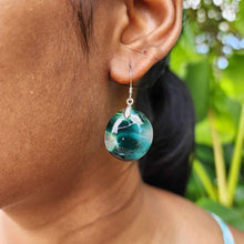 Load image into Gallery viewer, READY TO SHIP Loloma Glass Drop Earrings in 925 Sterling Silver - FJD$
