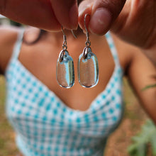 Load image into Gallery viewer, READY TO SHIP Loloma Glass Drop Earrings in 925 Sterling Silver - FJD$
