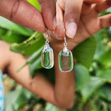 Load image into Gallery viewer, READY TO SHIP Loloma Glass Drop Earrings in 925 Sterling Silver - FJD$
