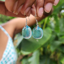 Load image into Gallery viewer, READY TO SHIP Loloma Glass Drop Earrings in 925 Sterling Silver - FJD$
