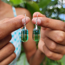 Load image into Gallery viewer, READY TO SHIP Loloma Glass Drop Earrings in 925 Sterling Silver - FJD$
