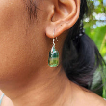 Load image into Gallery viewer, READY TO SHIP Loloma Glass Drop Earrings in 925 Sterling Silver - FJD$
