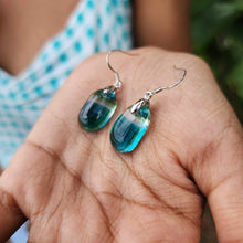 Load image into Gallery viewer, READY TO SHIP Loloma Glass Drop Earrings in 925 Sterling Silver - FJD$
