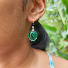 Load image into Gallery viewer, READY TO SHIP Loloma Glass Drop Earrings in 925 Sterling Silver - FJD$
