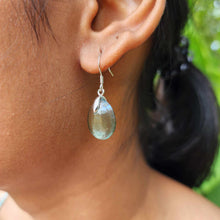 Load image into Gallery viewer, READY TO SHIP Loloma Glass Drop Earrings in 925 Sterling Silver - FJD$
