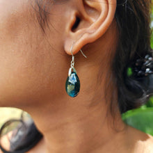 Load image into Gallery viewer, READY TO SHIP Loloma Glass Drop Earrings in 925 Sterling Silver - FJD$
