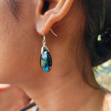 Load image into Gallery viewer, READY TO SHIP Loloma Glass Drop Earrings in 925 Sterling Silver - FJD$
