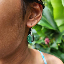 Load image into Gallery viewer, READY TO SHIP Loloma Glass Drop Earrings in 925 Sterling Silver - FJD$
